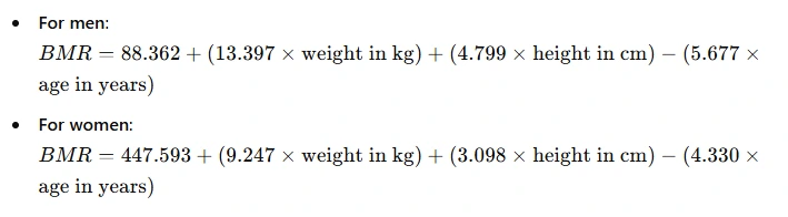 Cum se măsoară Calculatorul BMR