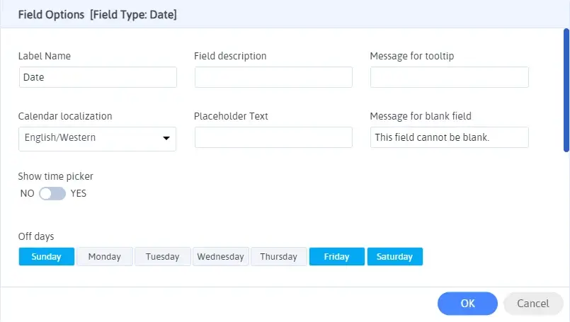 Modifier le formulaire pour fusionner les tâches de date et de cueillette