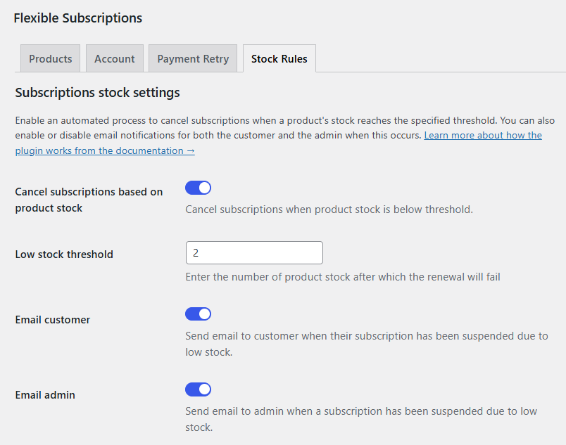 Annuler automatiquement les abonnements dans WooCommerce en fonction de l'action