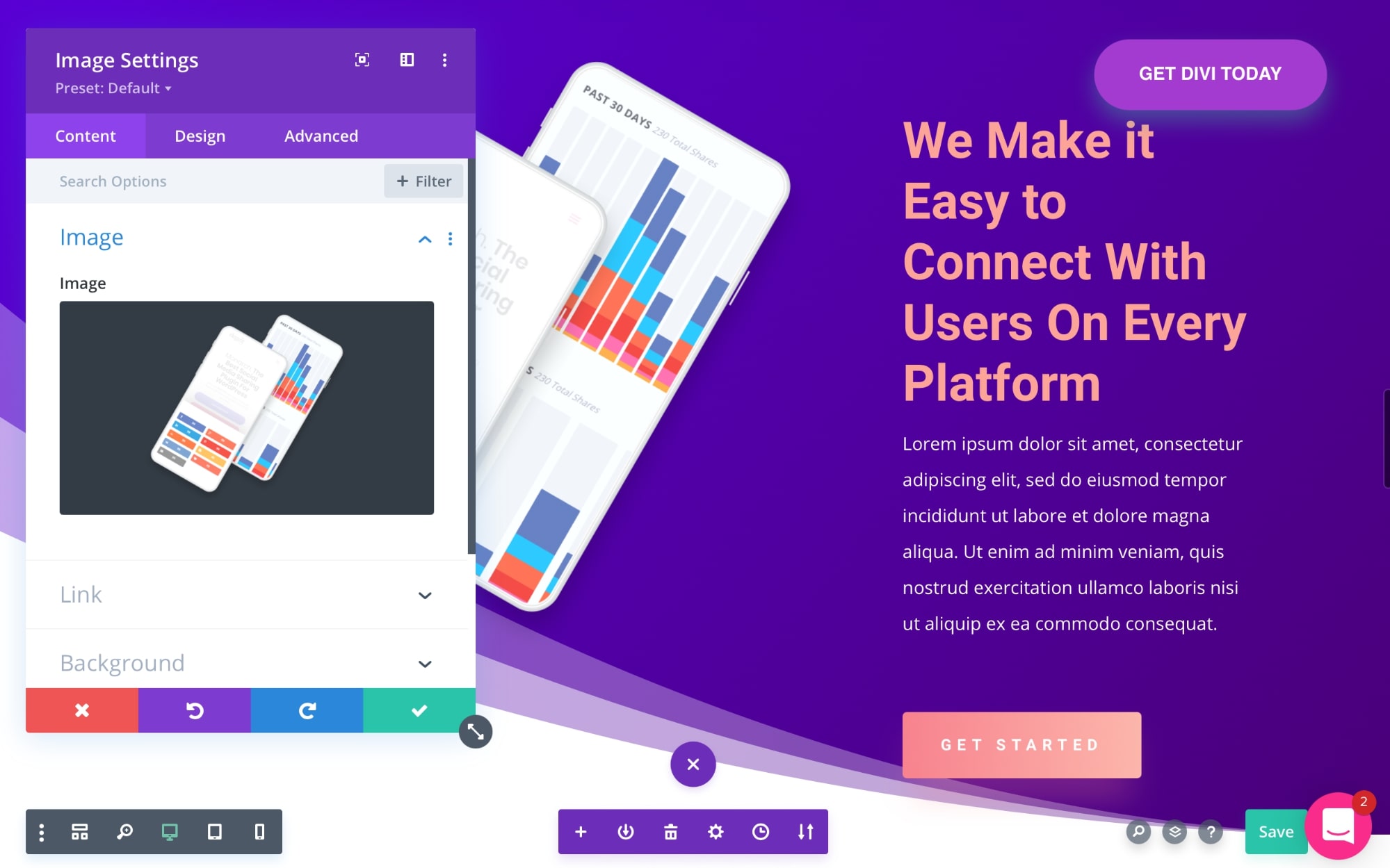 Divi Builder Editor