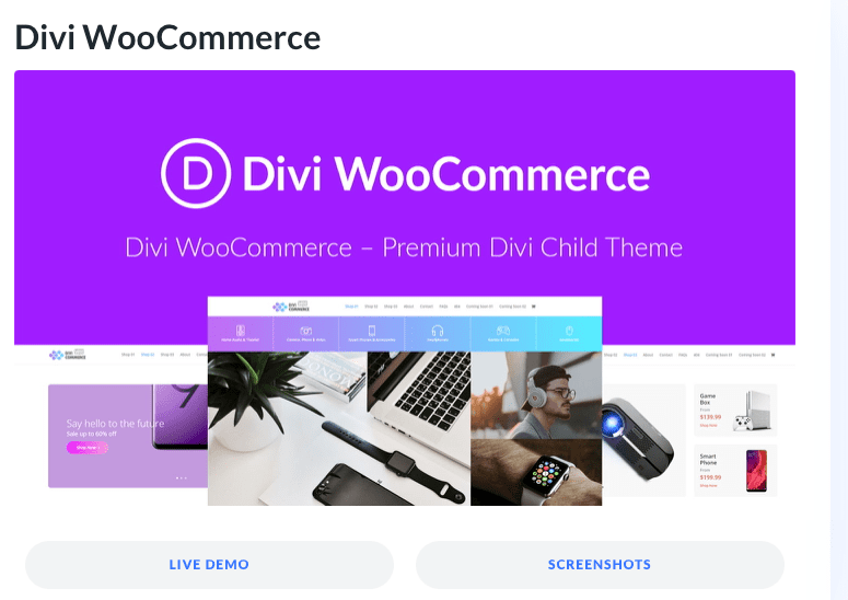 Divi WooCommerce Builder