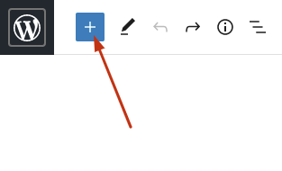 Botón de nuevo bloque de WordPress