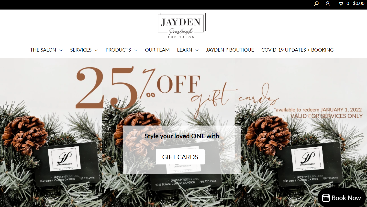 Sitio web de Jayden Presleigh