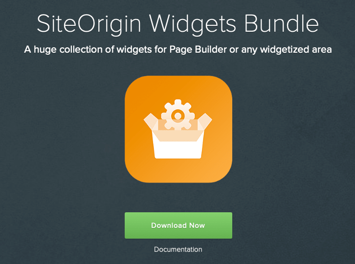 SiteOrigin Widget Paketi