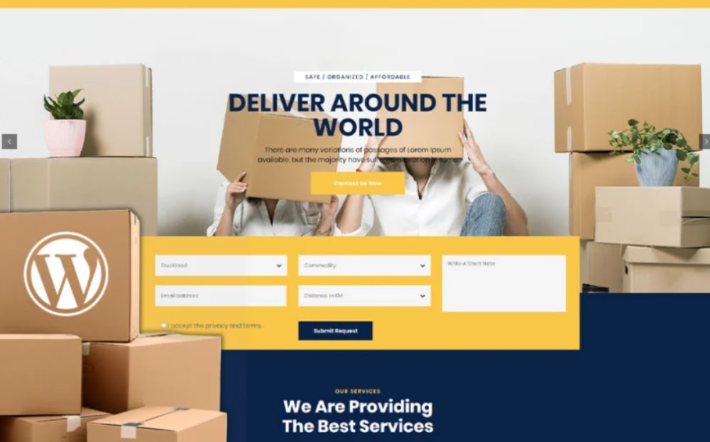 Nescobee - Movers WordPress Theme