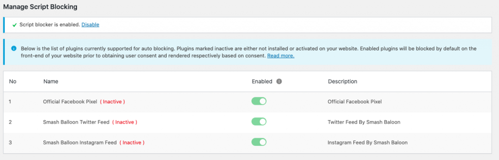 Third-Party Script Blocking