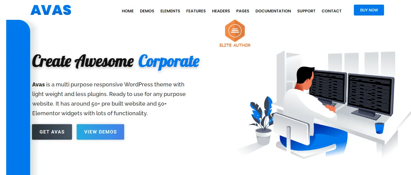 Avas - Premium Elementor WordPress Theme
