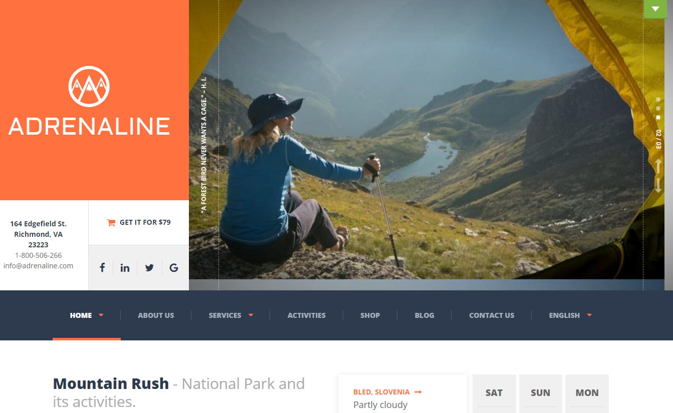 Best Premium Outdoor Activities WordPress Themes