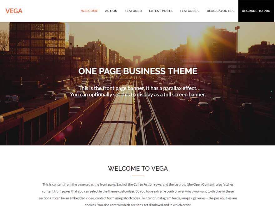 vega-free-WordPress-landing-page-theme