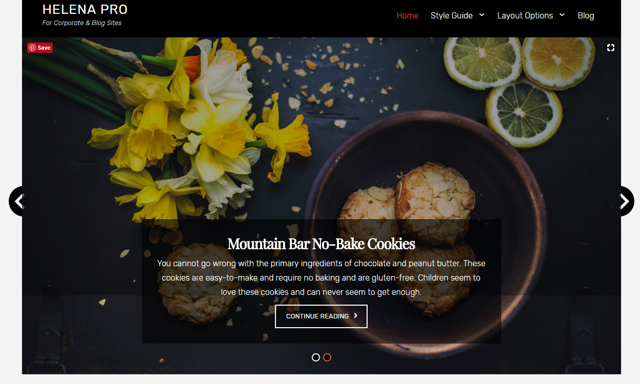 Helena - Best Free WordPress Personal/Professional Blog Themes