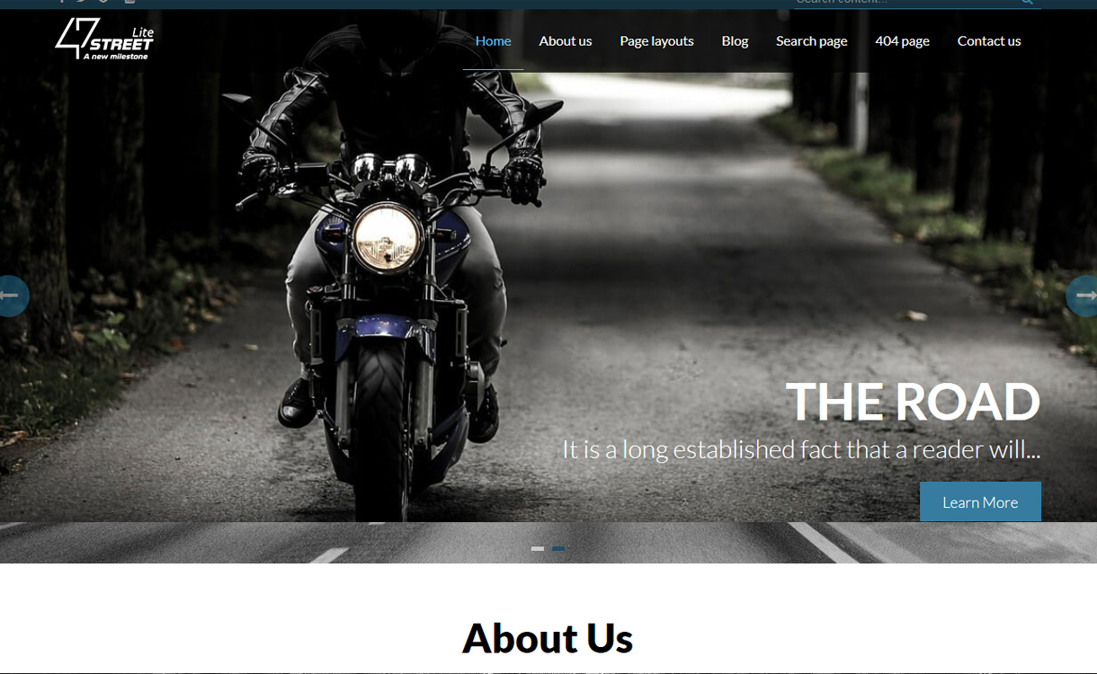 FortySeven Street - Free WordPress Theme