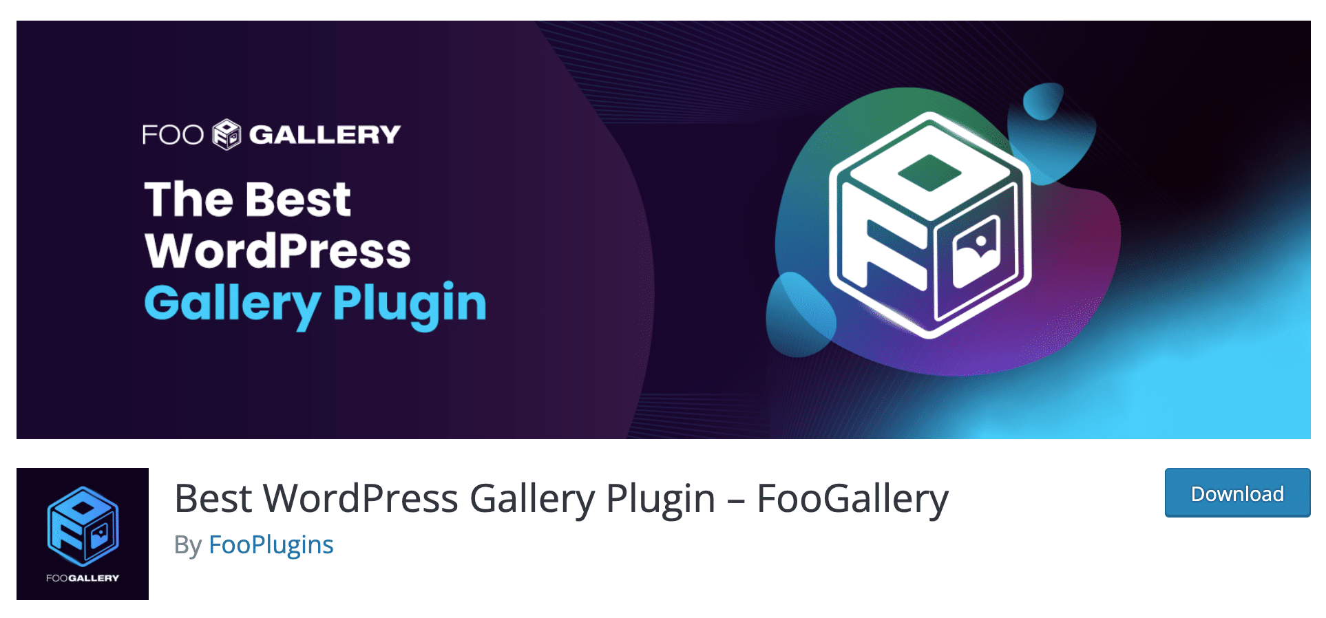 下载 FooGallery 插件您的 WordPress 画廊。