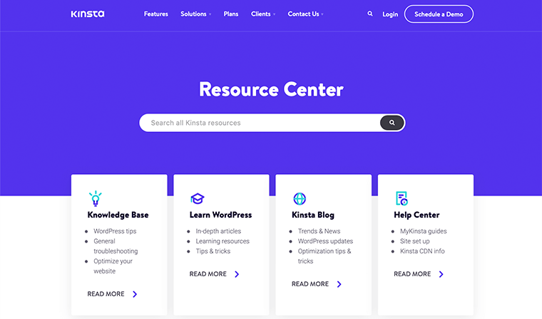 Kinsta - Centro risorse