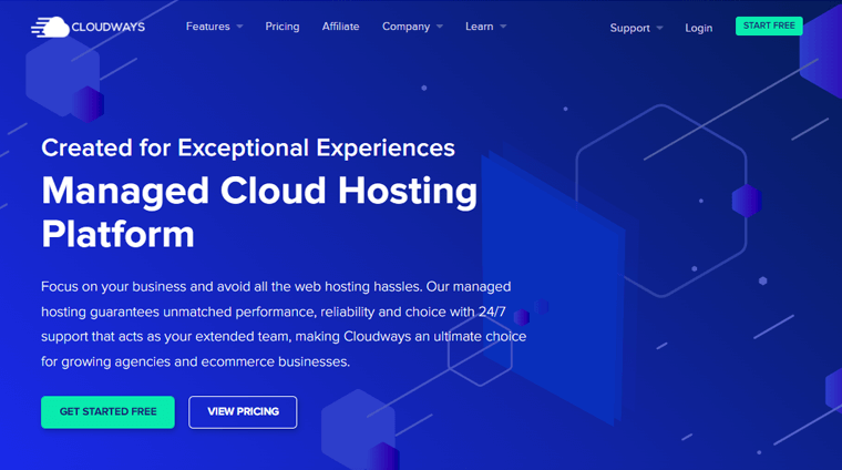 Servizi di hosting Web gestiti da Cloudways