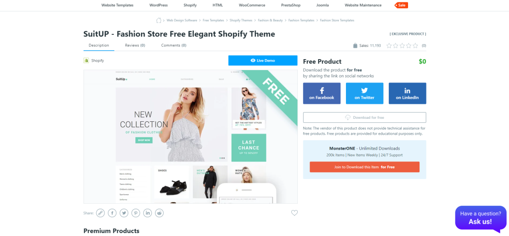 10 migliori temi Shopify gratuiti del 2022 9