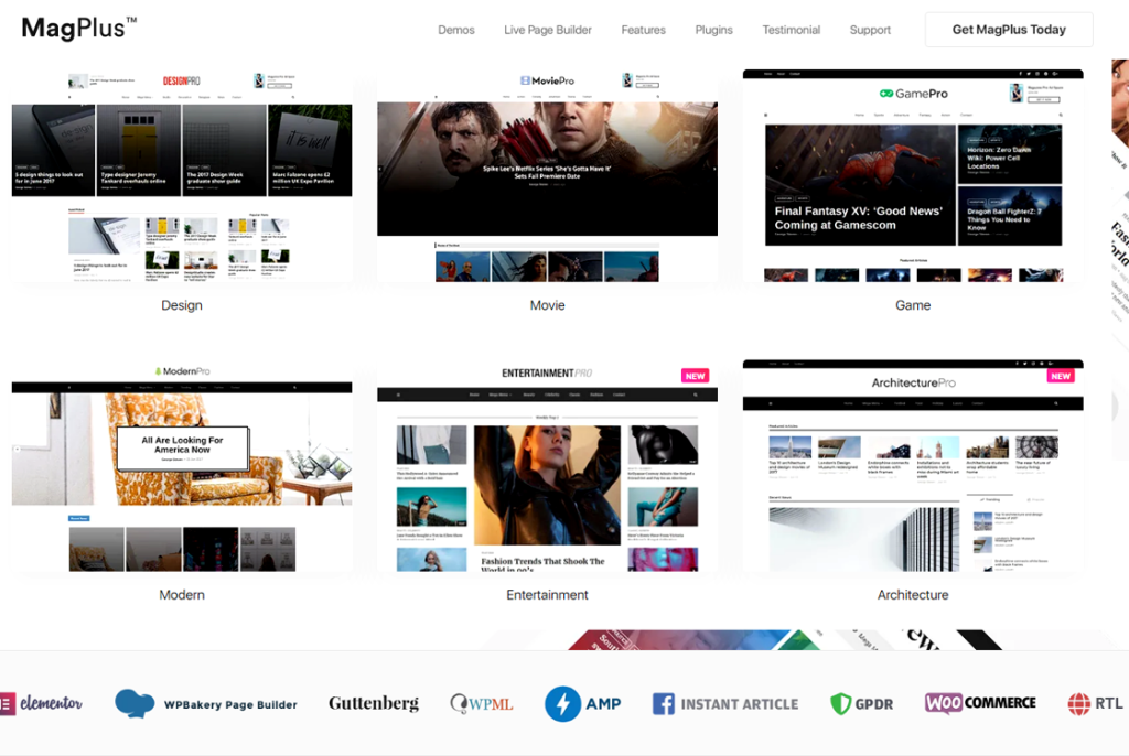 MagPlus-Best theater and cinema WordPress theme