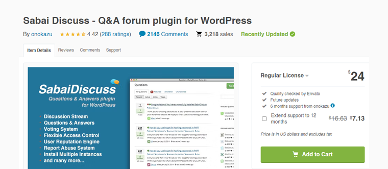 Sabai Discuti il ​​plugin per WordPress di domande e risposte