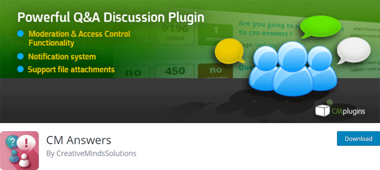 CM Answers Plugin di domande e risposte per WordPress