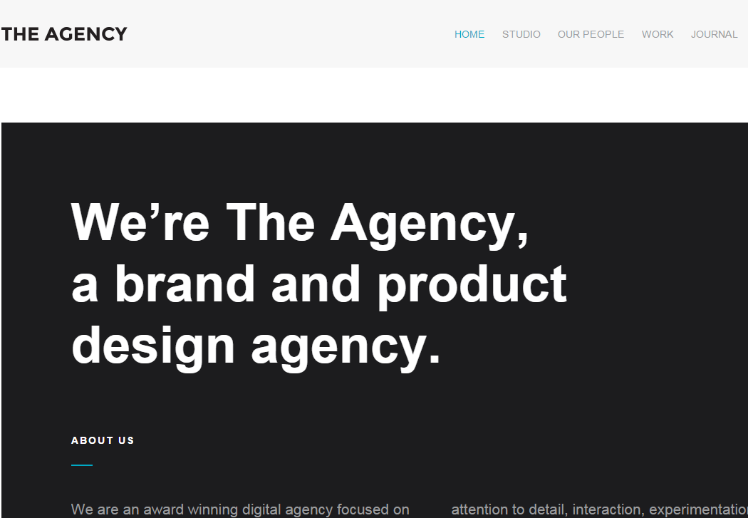 The Agency - WordPress Business Theme