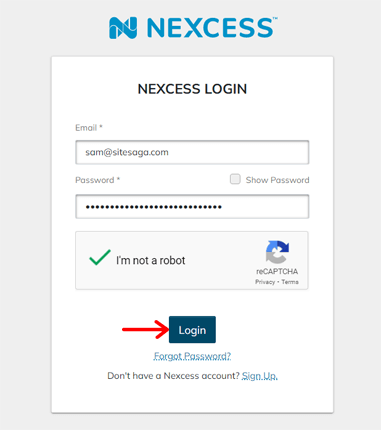 Accedi a Nexcess