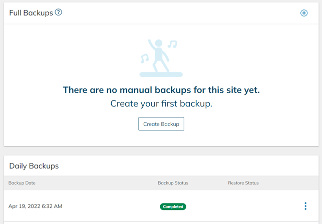 Funzionalità di revisione necessaria di backup