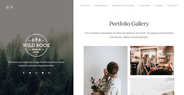 Tema WordPress Wild Book