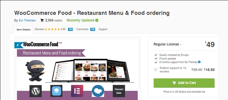 WooCommerce Food for Order Now Plugin dla WordPress