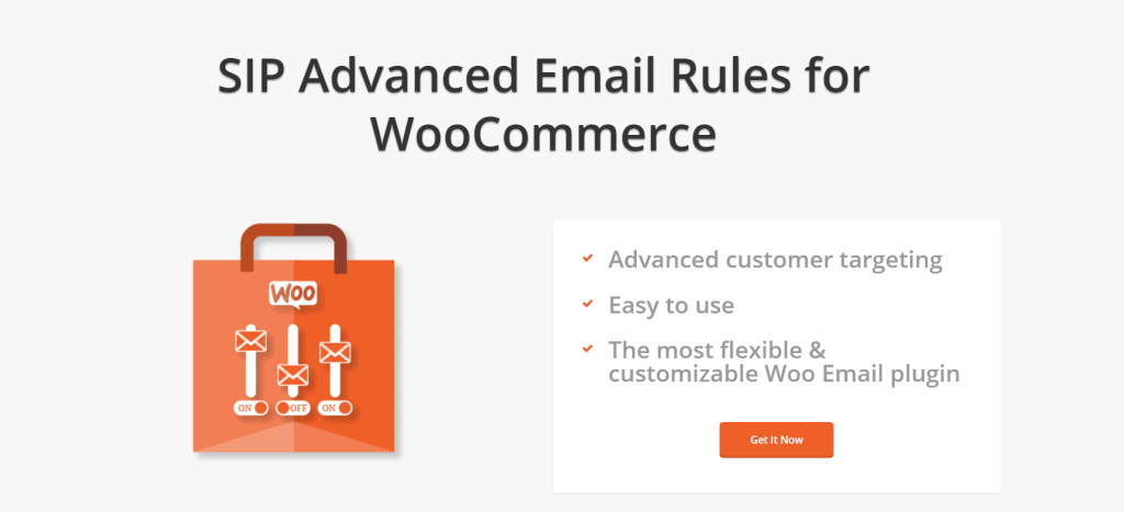 WooCommerce 跟進電子郵件的 SIP 高級電子郵件規則