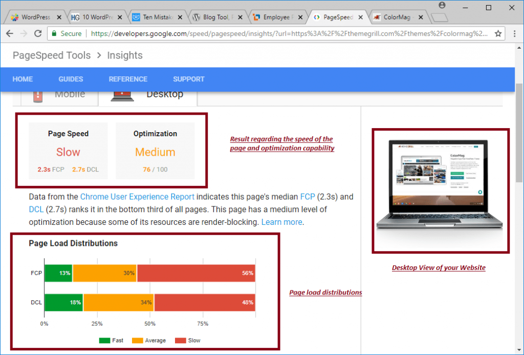 Imagem 5 do PageSpeed ​​Insights - Uma vida WP