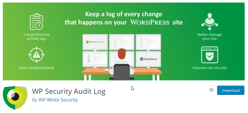 適用於 WordPress 的 WP 安全審核日誌插件