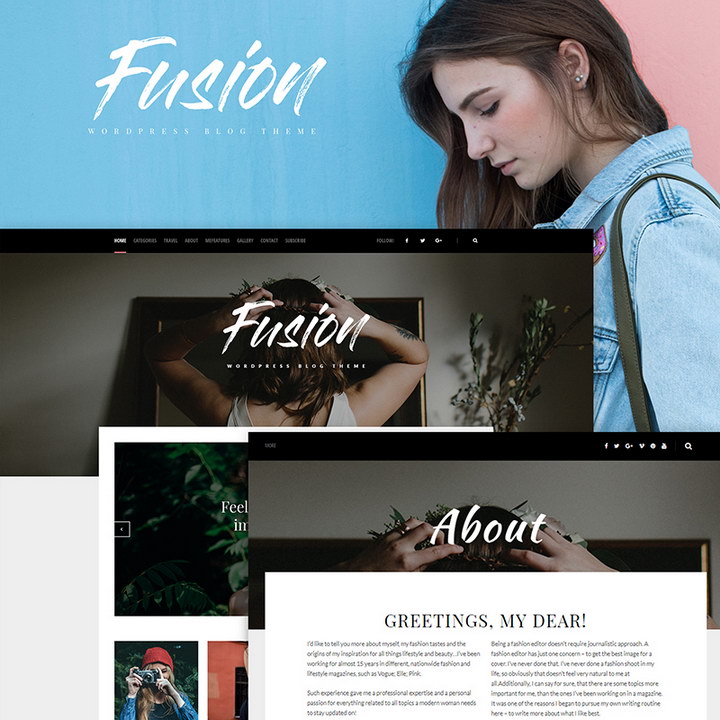 Fusion - WordPress 博客主題