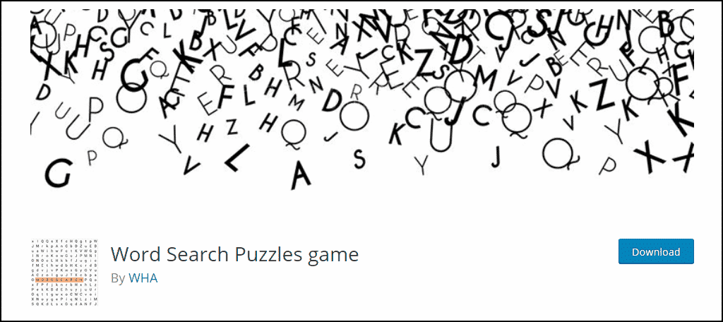 Word Search Puzzle Game