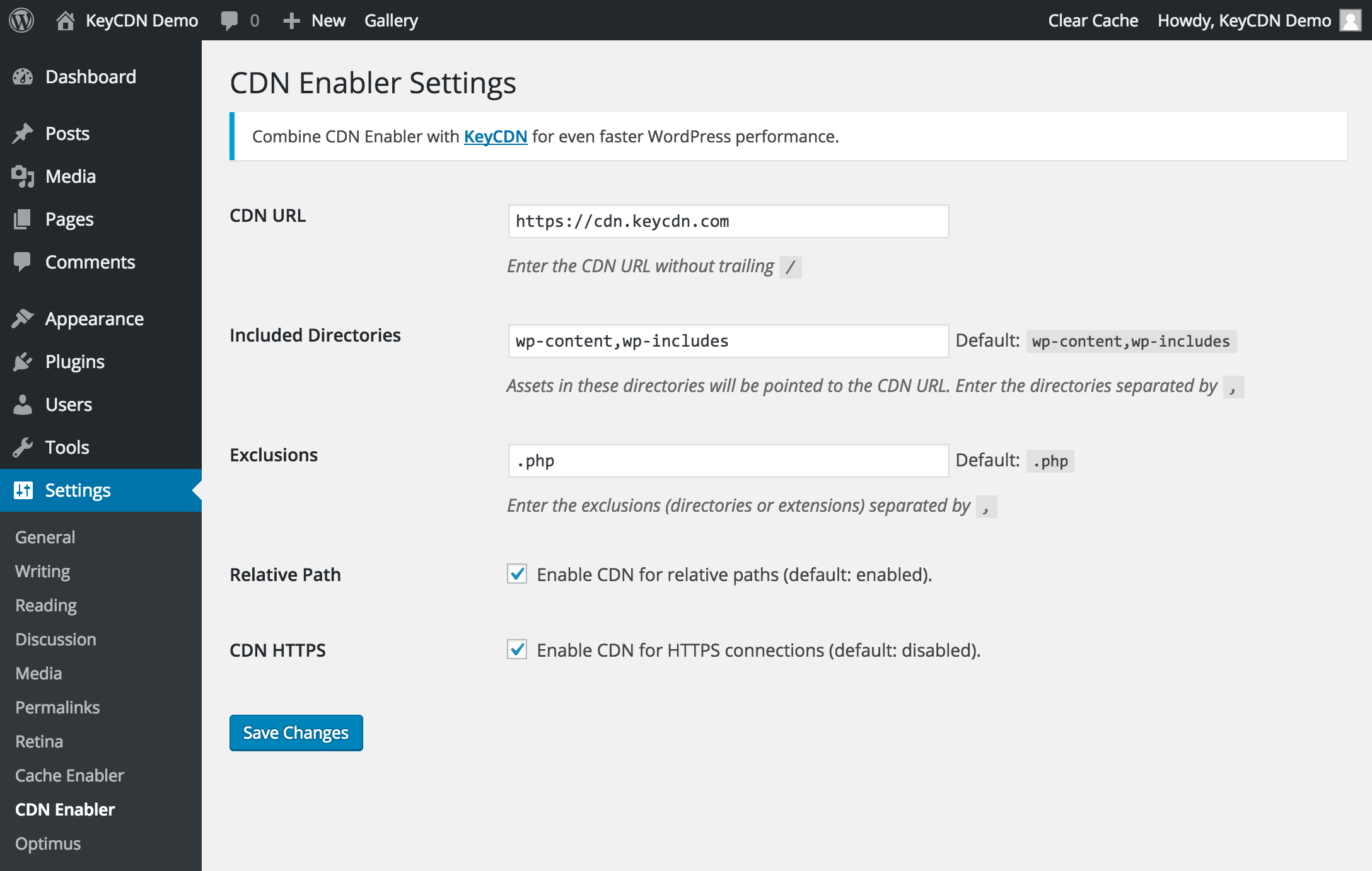 cdn etkinleştirici wordpress performans eklentisi