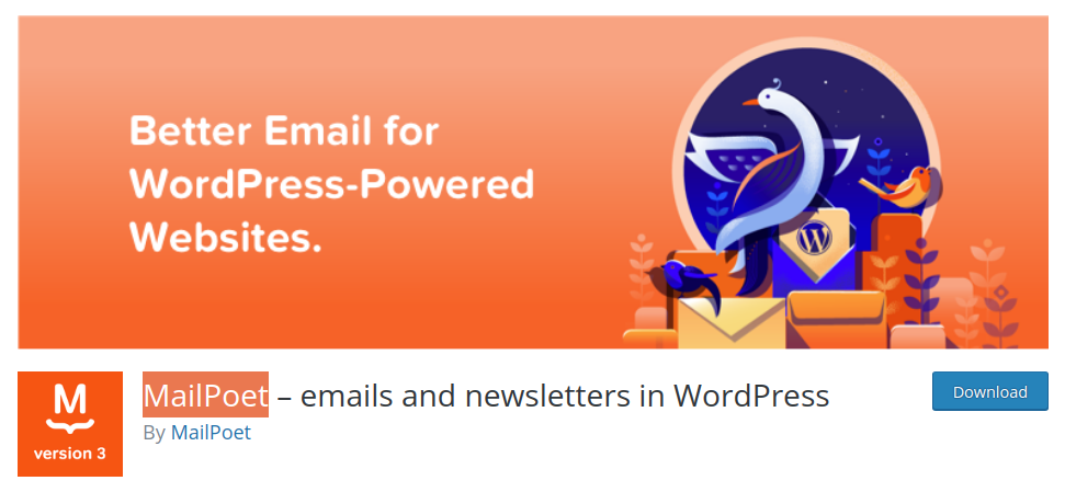 MailPoet 用于 WordPress 电子邮件营销插件