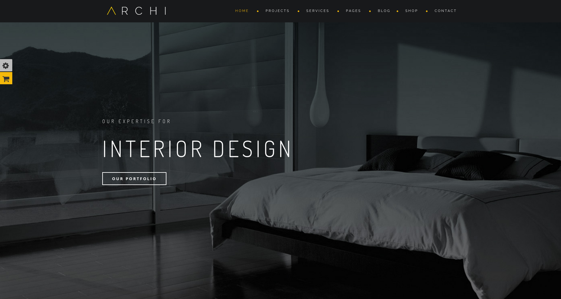 Thème WordPress Archi sombre