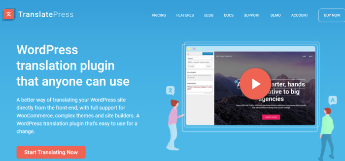 TranslatePress wordpress çeviri eklentileri