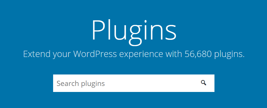 Large choix de plugins WordPress