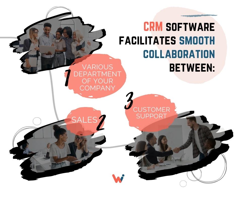 CRM yazılımı, kullanıcılar arasında sorunsuz işbirliğini kolaylaştırır.