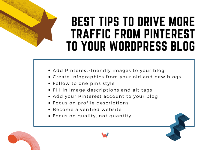 Die besten Tipps, um mehr Traffic von Pinterest zu Ihrem Wordpress-Blog zu leiten