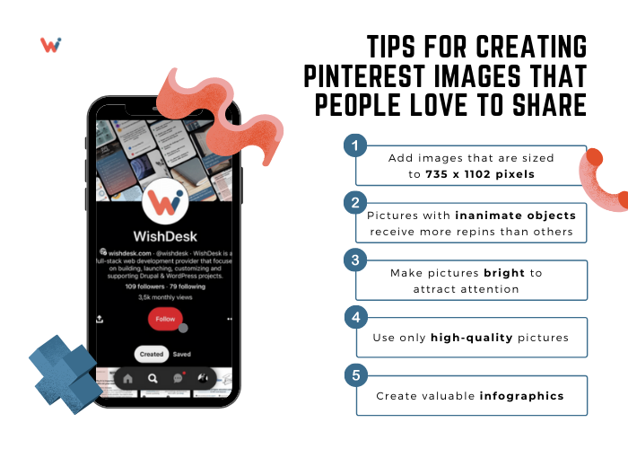 Tipps zum Erstellen von Pinterest-Bildern, die Menschen gerne teilen