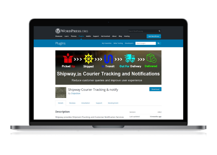 Shipway Courier Tracking 및 알림 플러그인