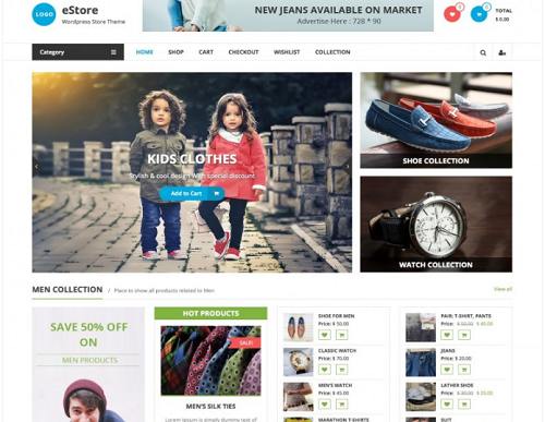 estore tema wordpress