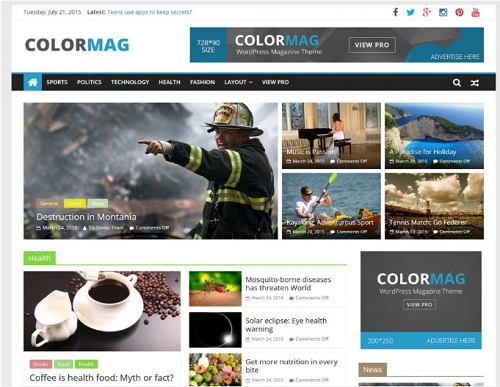 tema wordpress colormag