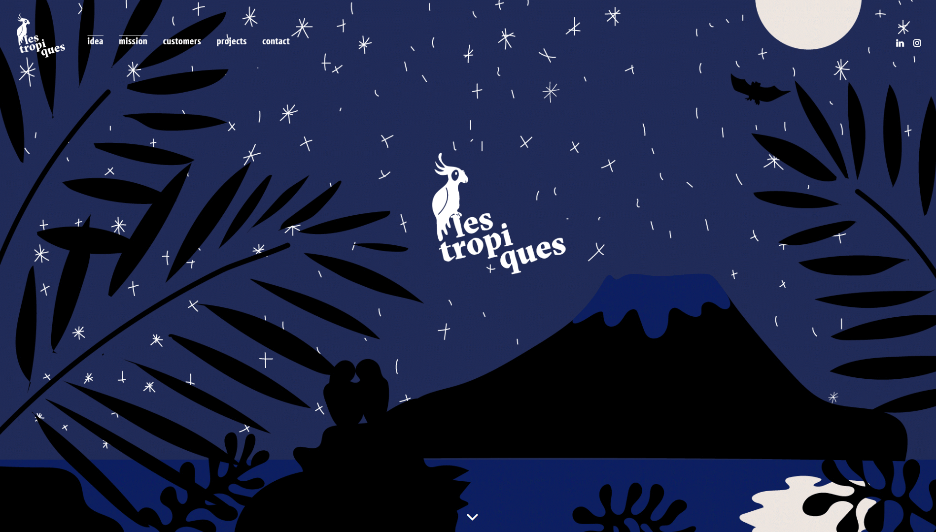 Les Tropiques 主頁。