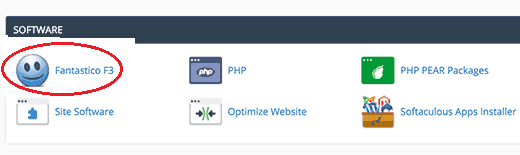 Fantastico-cpanel