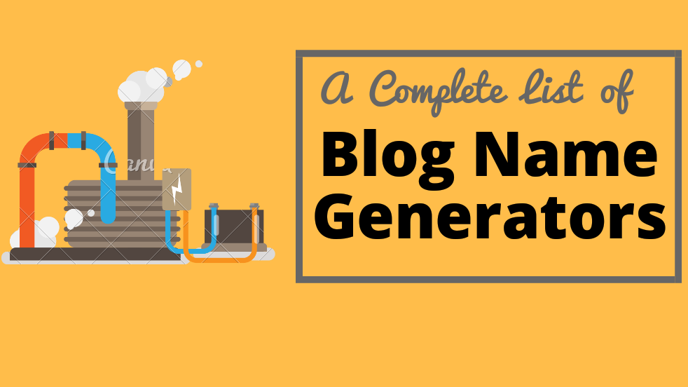 Blog name generators