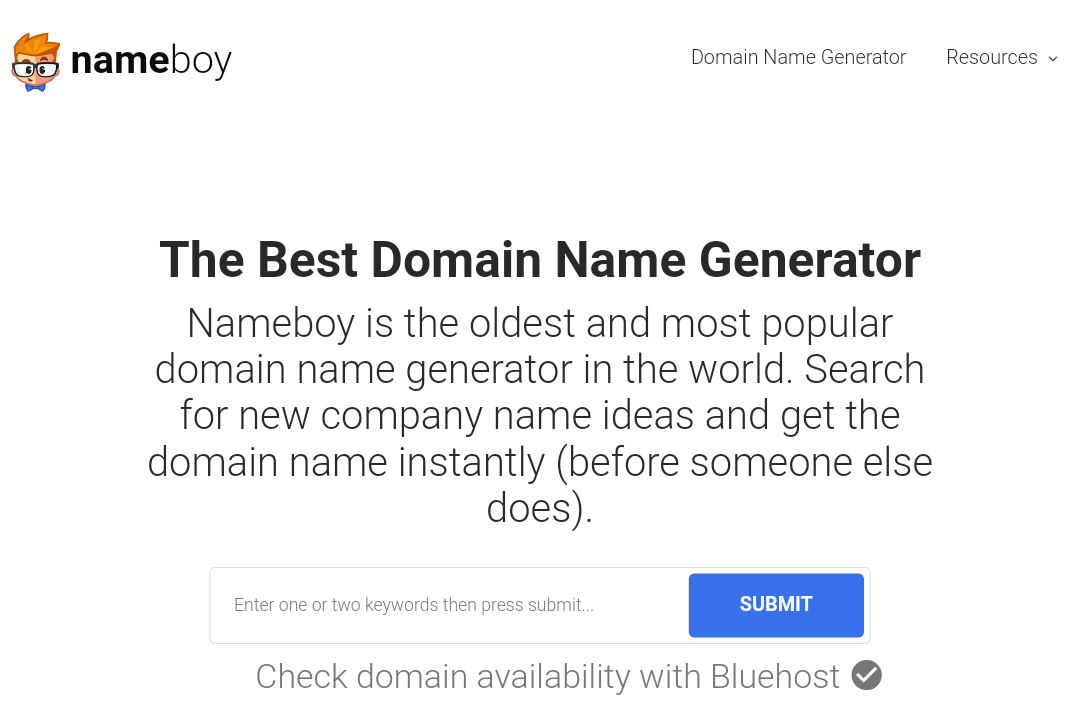 Blog name generators