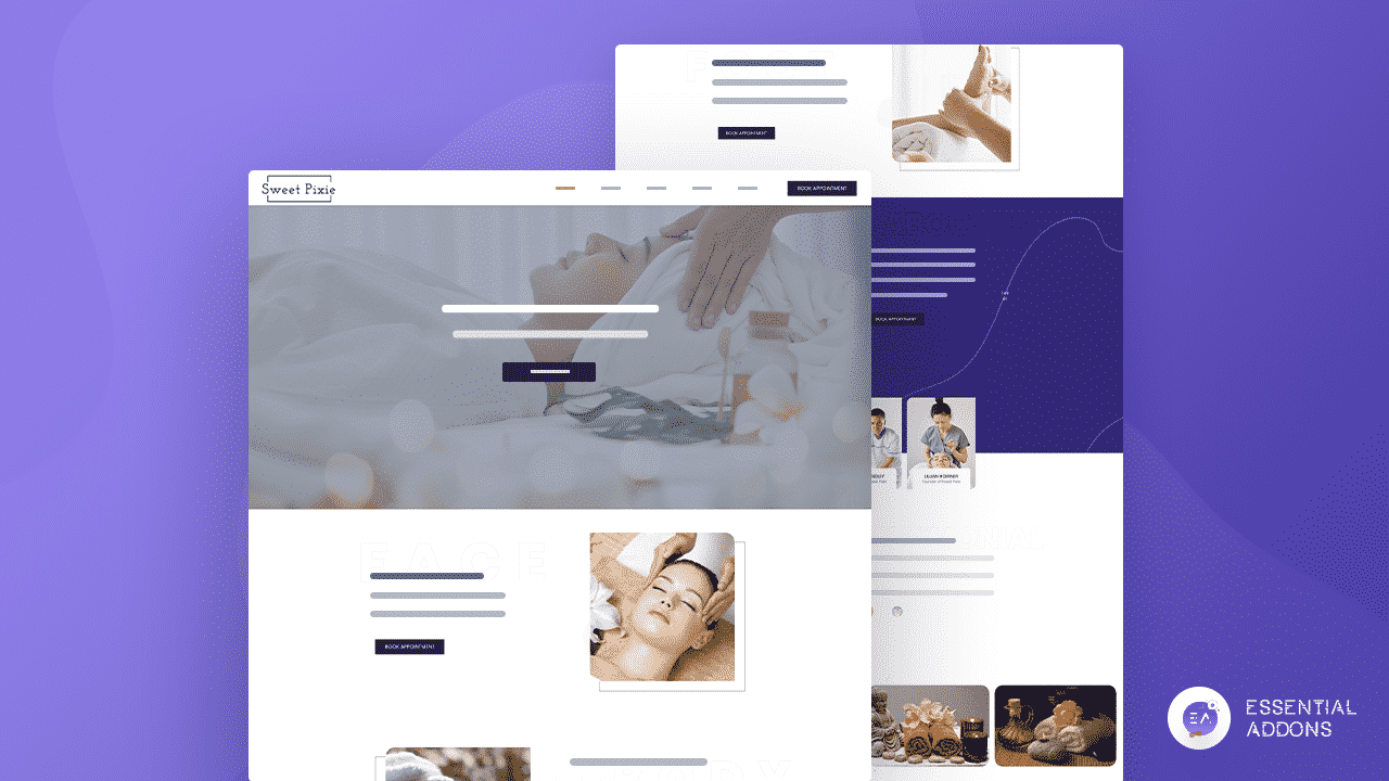 spa website template