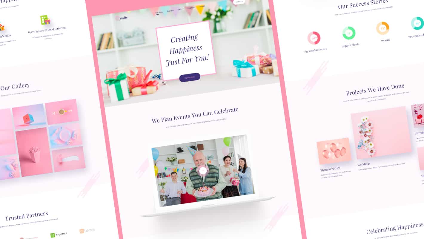 Birthday Website Template