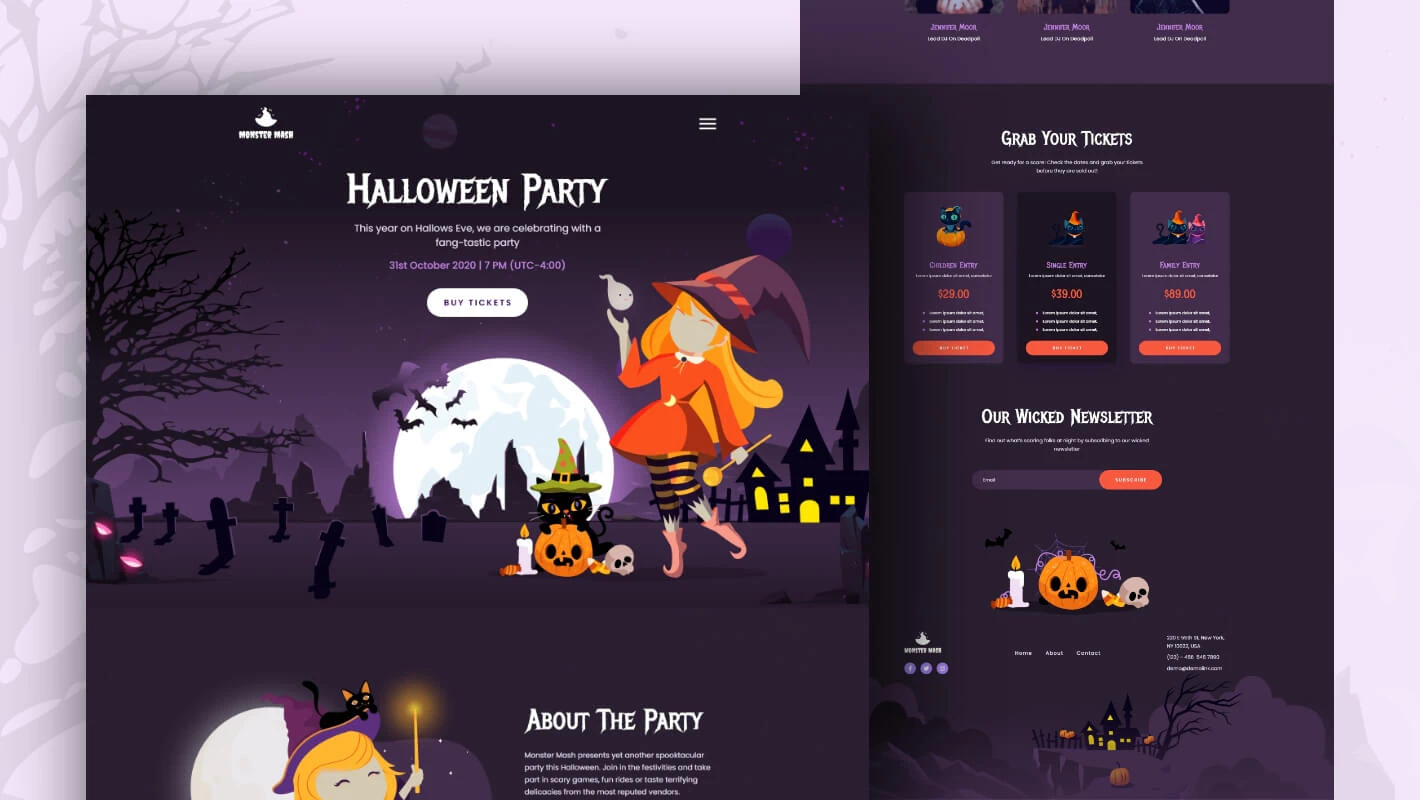 Halloween Website